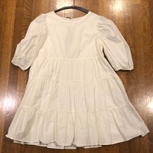 White Tiered Dress
